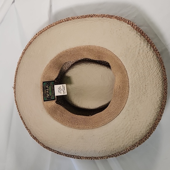 Scala Pro series authentic Panama hat size S/M golf print ribbon - Picture 7 of 10